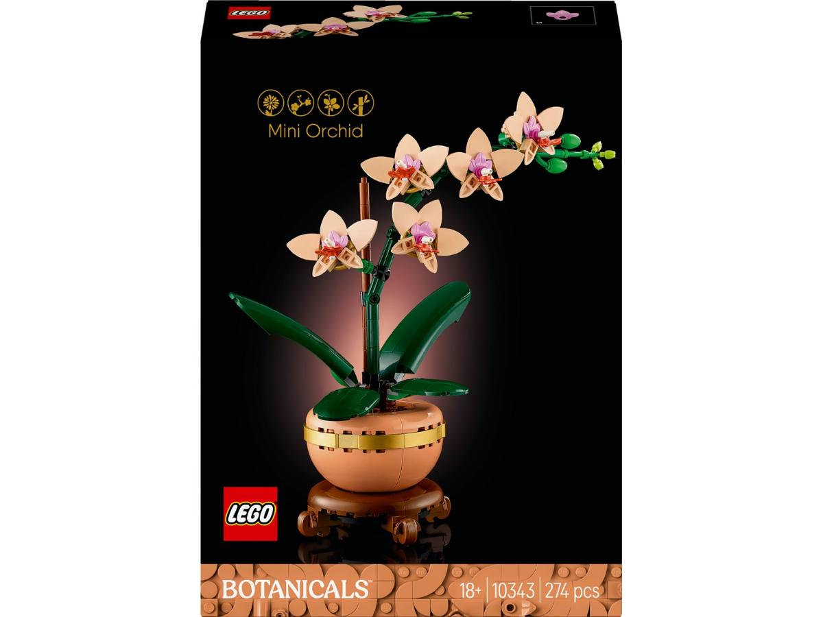 LEGO Botanicals Mała orchidea - Realistyczna ozdoba do domu