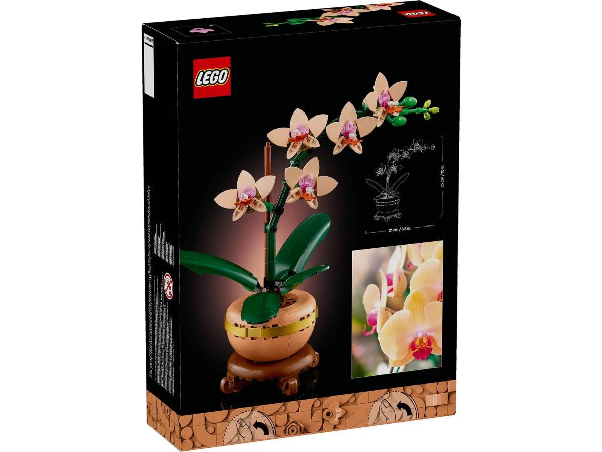 LEGO Botanicals Mała orchidea - Realistyczna ozdoba do domu - obrazek 4