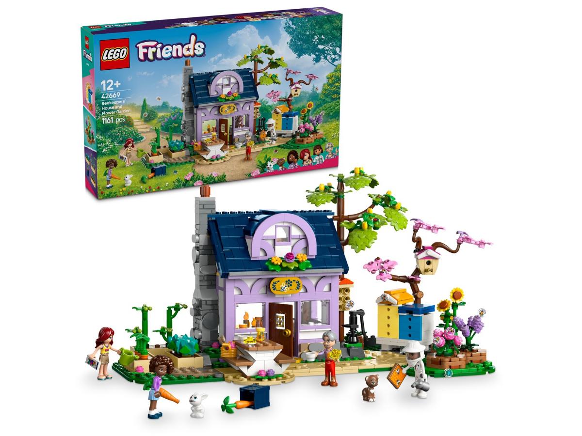 LEGO Friends Dom pszczelarzy i kwiatowy ogród - Kreatywna zabawa - obrazek 5