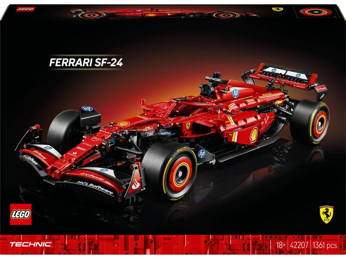 LEGO Technic Ferrari SF-24 - Realistyczny model bolidu F1