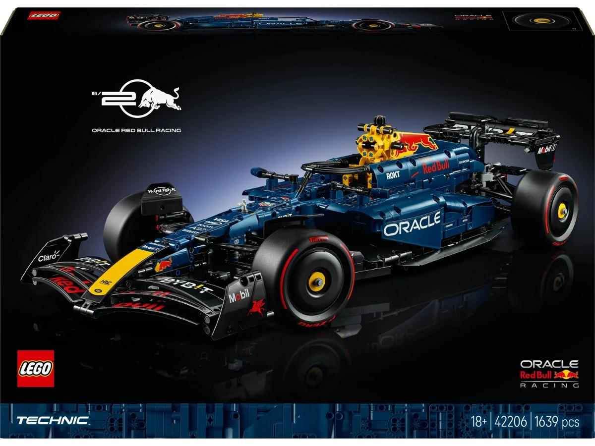 LEGO Technic 42206 Bolid F1 Oracle Red Bull Racing - Realistyczne detale