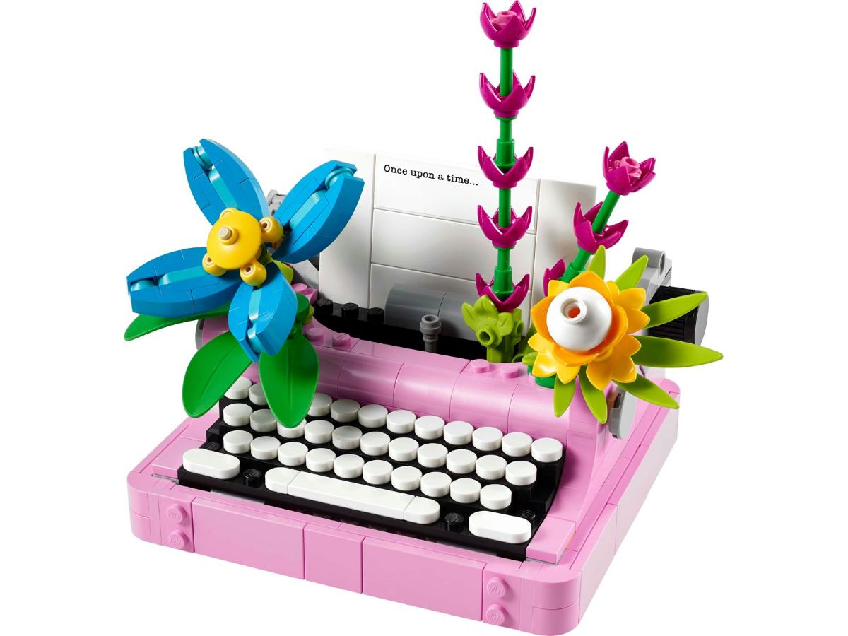 LEGO Creator 31169 Maszyna do pisania - Kreatywna zabawa z kwiatami - obrazek 6