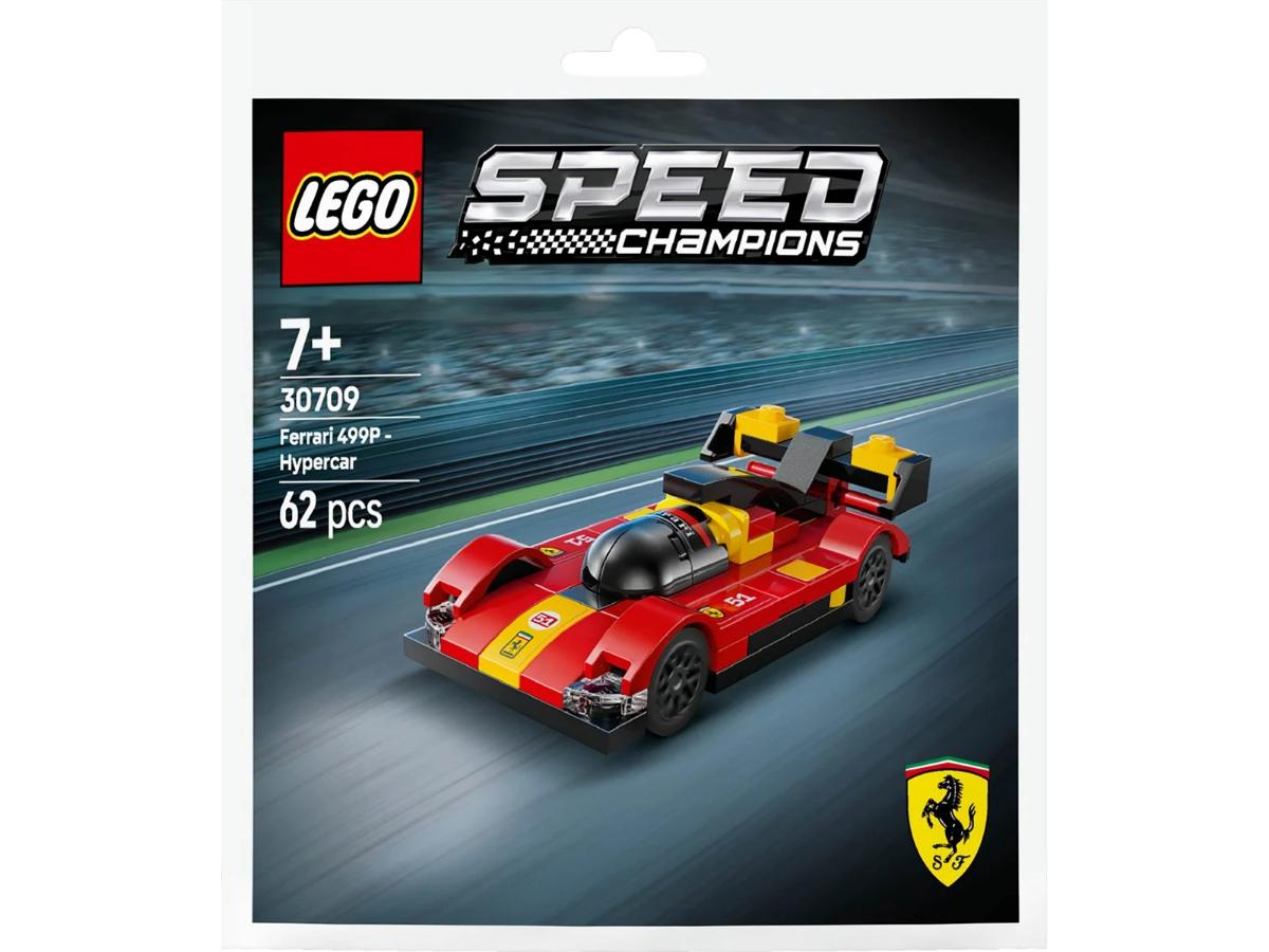LEGO Ferrari 499P - Miniaturowy hipersamochód do zabawy