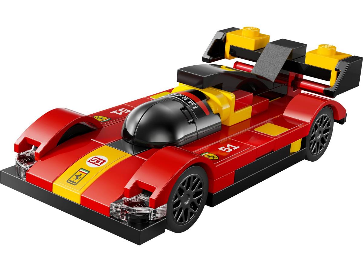 LEGO Ferrari 499P - Miniaturowy hipersamochód do zabawy - obrazek 4