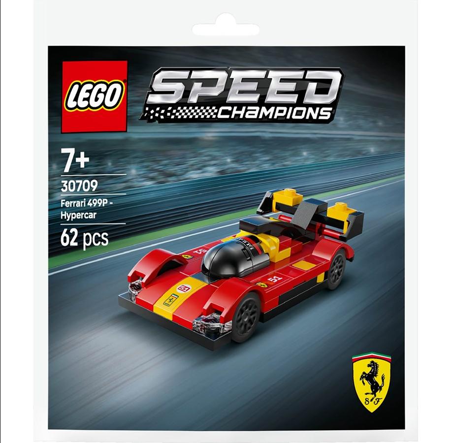 LEGO Ferrari 499P - Miniaturowy hipersamochód do zabawy - obrazek 5