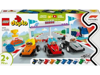 LEGO DUPLO 10445 Bolidy i kierowcy F1 - Ekscytująca zabawa dla dzieci