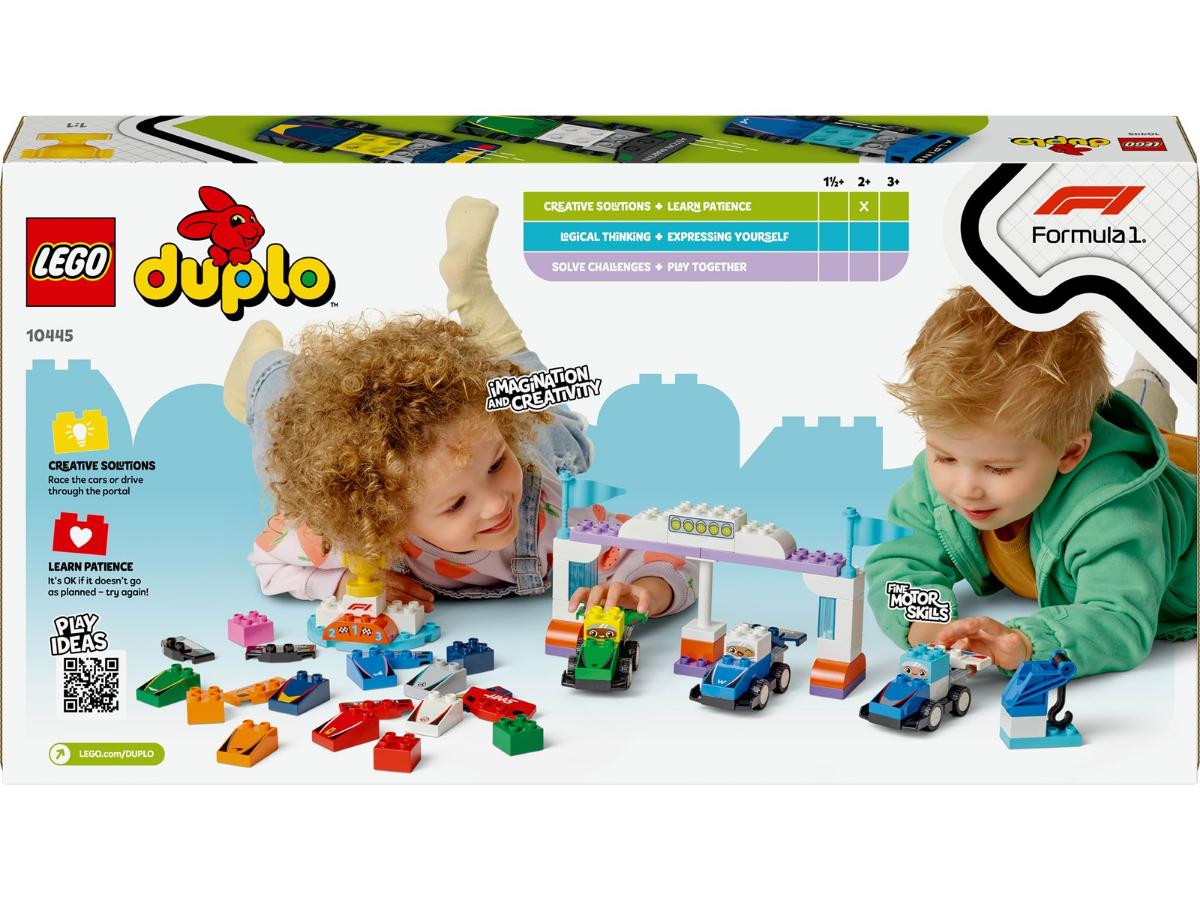 LEGO DUPLO 10445 Bolidy i kierowcy F1 - Ekscytująca zabawa dla dzieci - obrazek 3