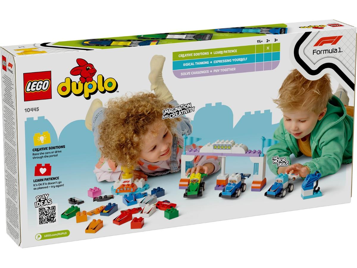 LEGO DUPLO 10445 Bolidy i kierowcy F1 - Ekscytująca zabawa dla dzieci - obrazek 4