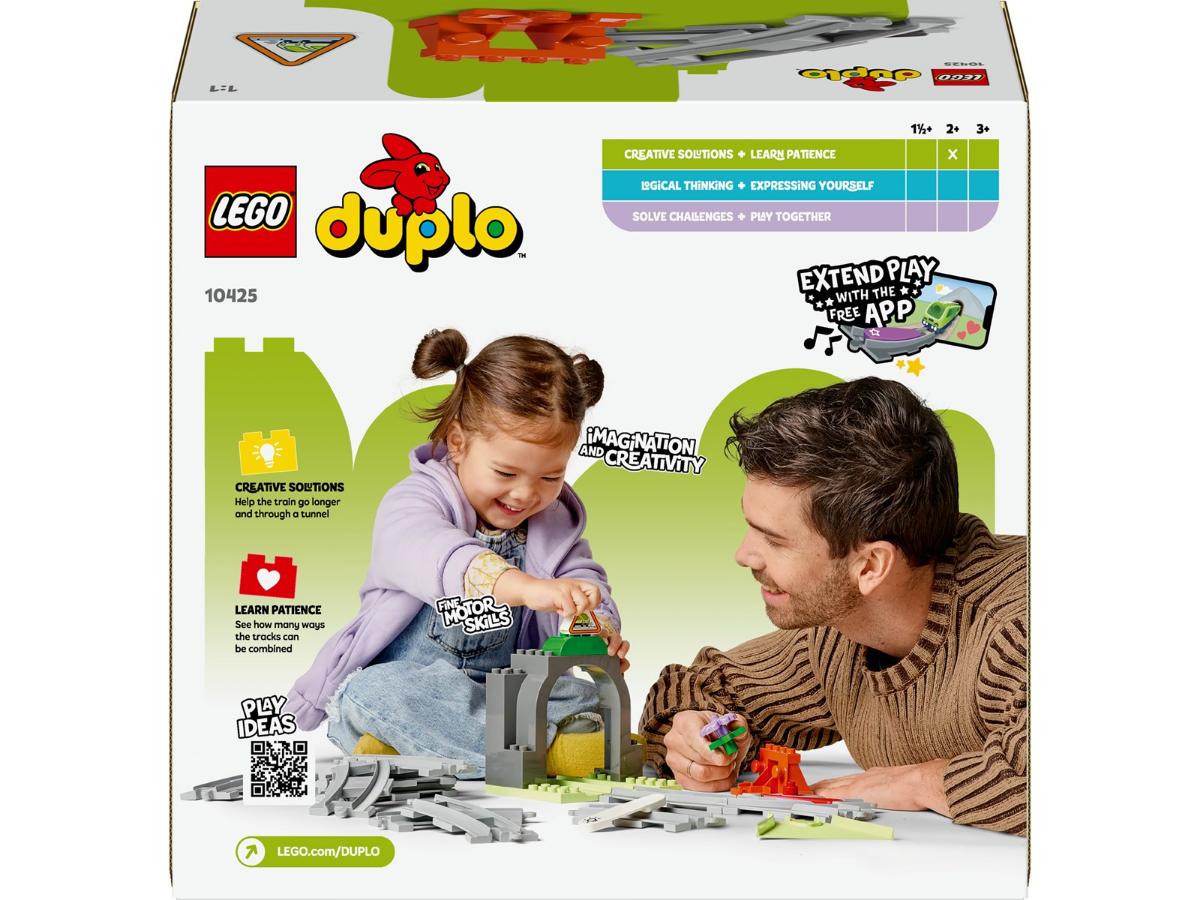 LEGO DUPLO 10425 Tunel i tory kolejowe - Zestaw rozszerzający - obrazek 3