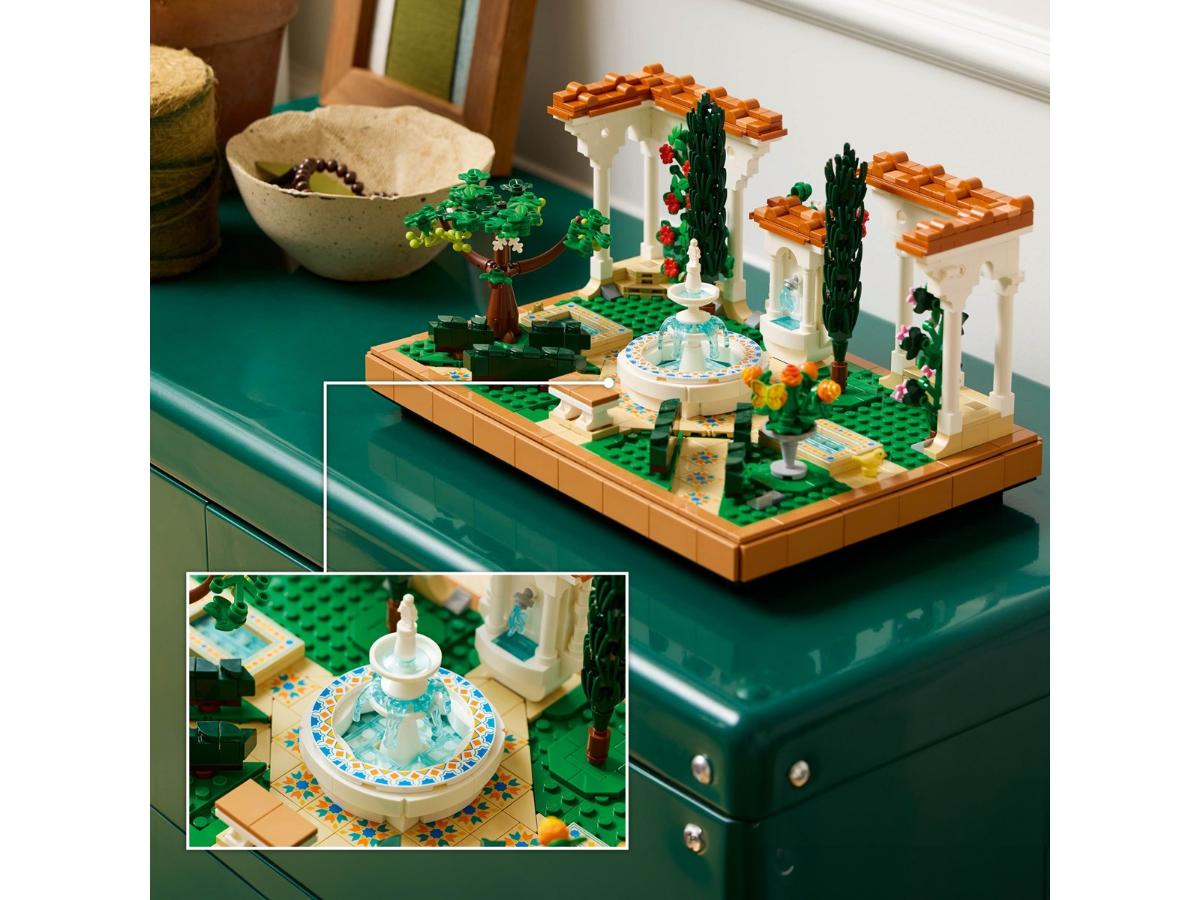 LEGO Fontanna w ogrodzie 10359 - Stwórz kolorową oazę - obrazek 2