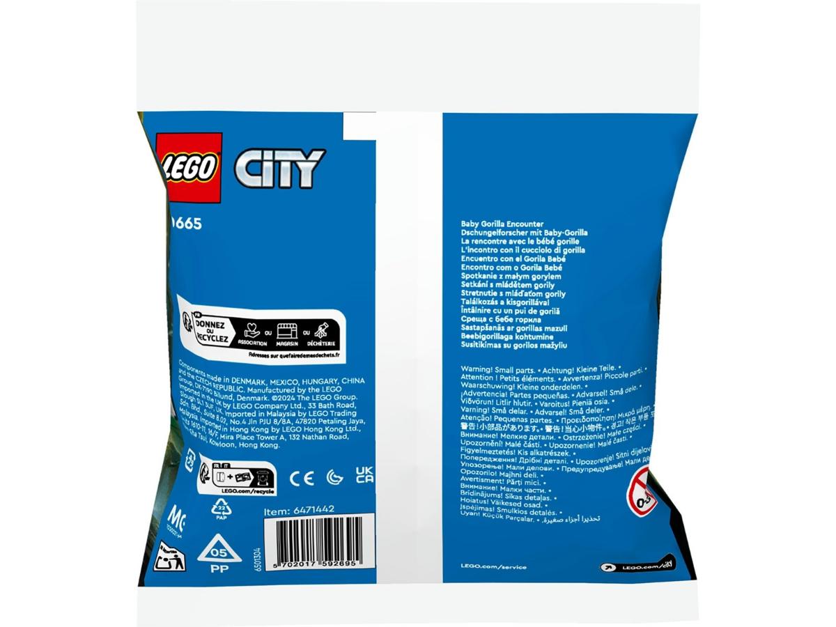 LEGO 30665 Spotkanie z małym gorylem - Zestaw dżungli dla dzieci - obrazek 3