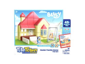 Tile Town Bluey Heeler House - Kreatywna zabawa z magnetycznymi klockami