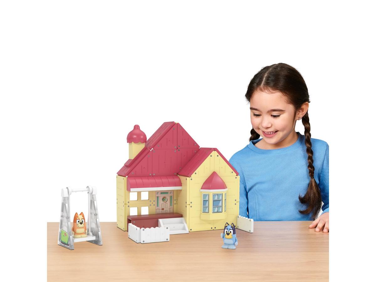 Tile Town Bluey Heeler House - Kreatywna zabawa z magnetycznymi klockami - obrazek 4