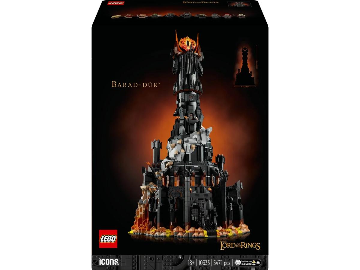 LEGO Władca pierścieni: Barad-dûr™ - Zestaw do budowania z 10 minifigurkami