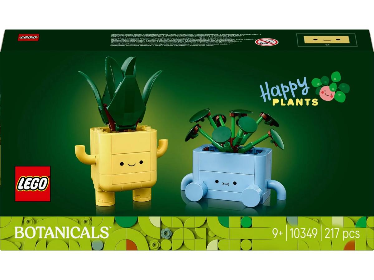 LEGO Botanicals 10349 Wesołe roślinki - Stwórz piękne dekoracje
