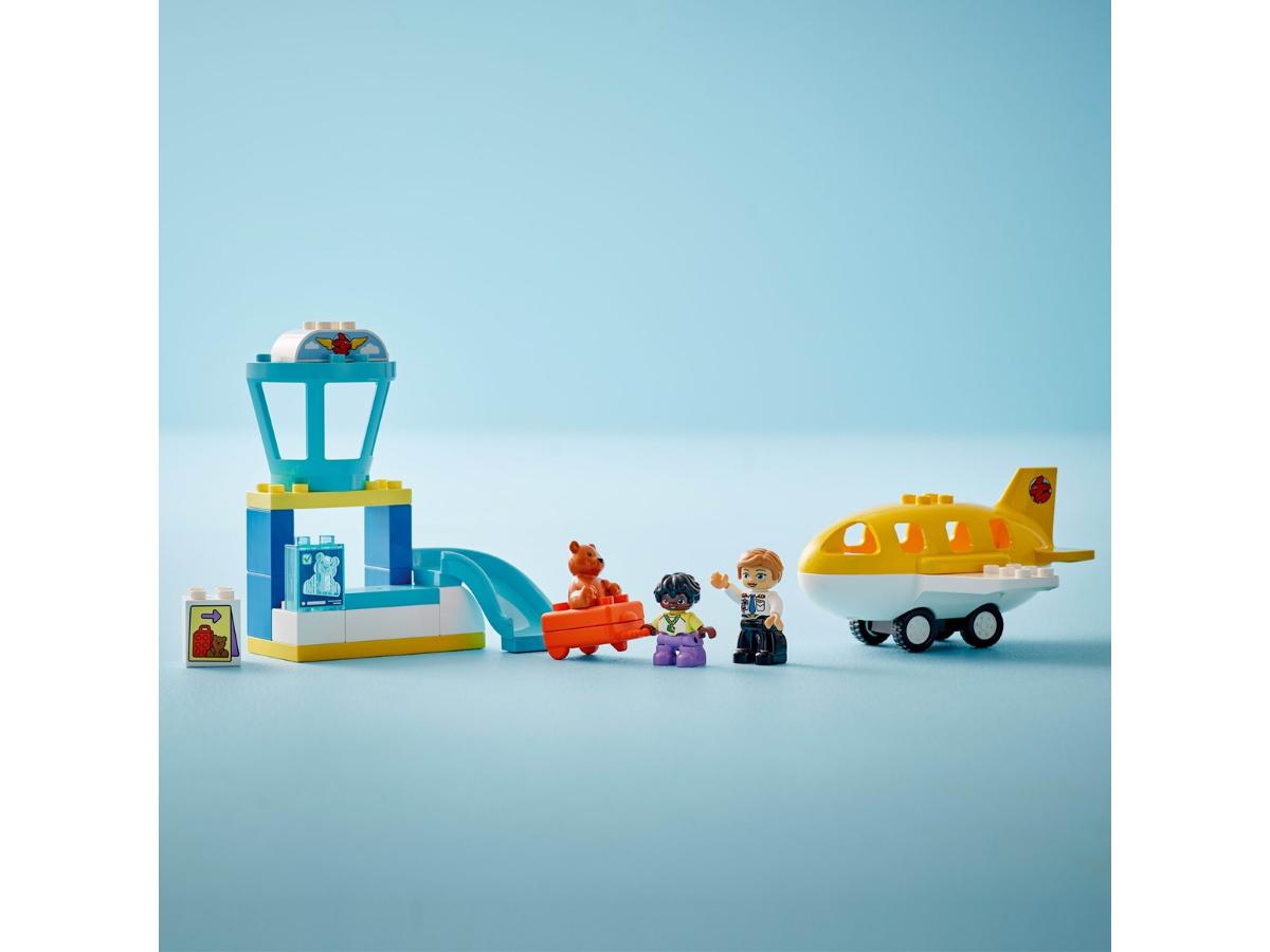 LEGO DUPLO 10443 Pierwszy raz na lotnisku - kreatywna zabawa - obrazek 2