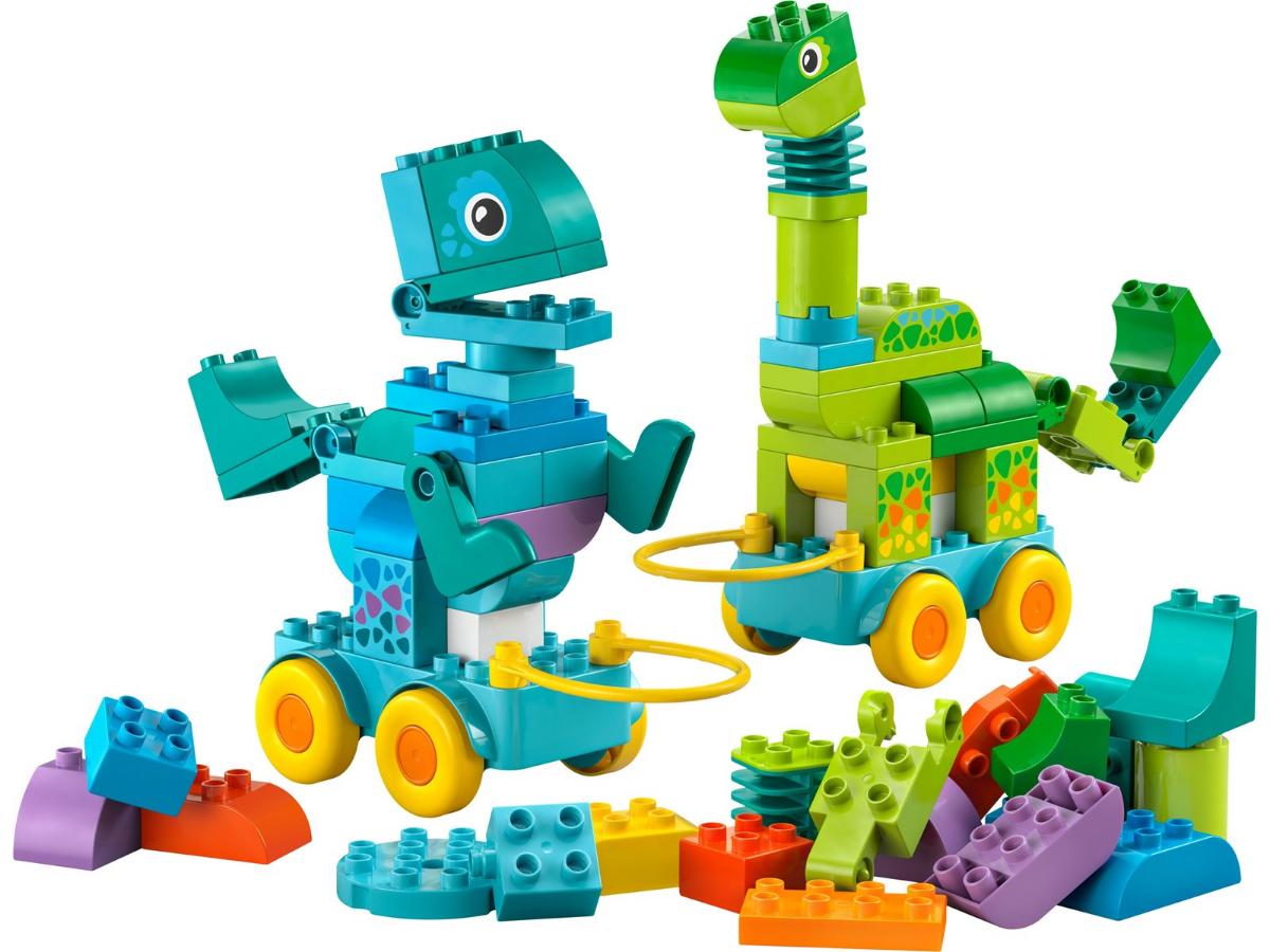 LEGO DUPLO 10451 Dinozaury na kółkach - Kreatywna zabawa dla dzieci - obrazek 6