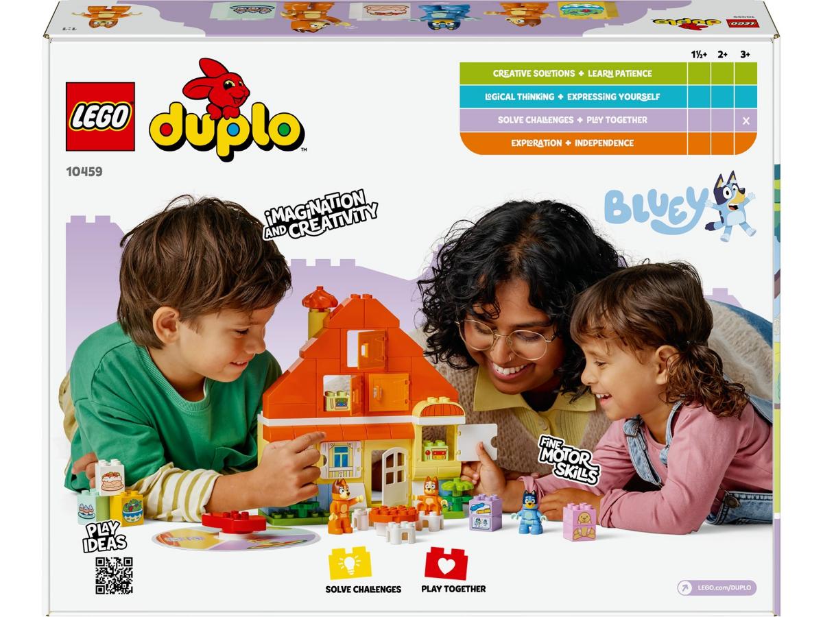 LEGO Bluey 10459 Dom rodzinny Blue - Zabawka z grą pamięciową - obrazek 3