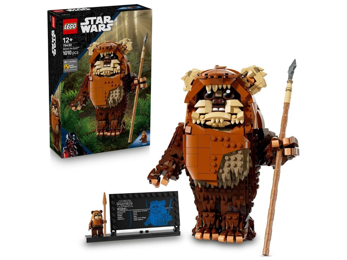 LEGO Ewok Wicket - Zestaw do zabawy z Gwiezdnych Wojen - obrazek 5
