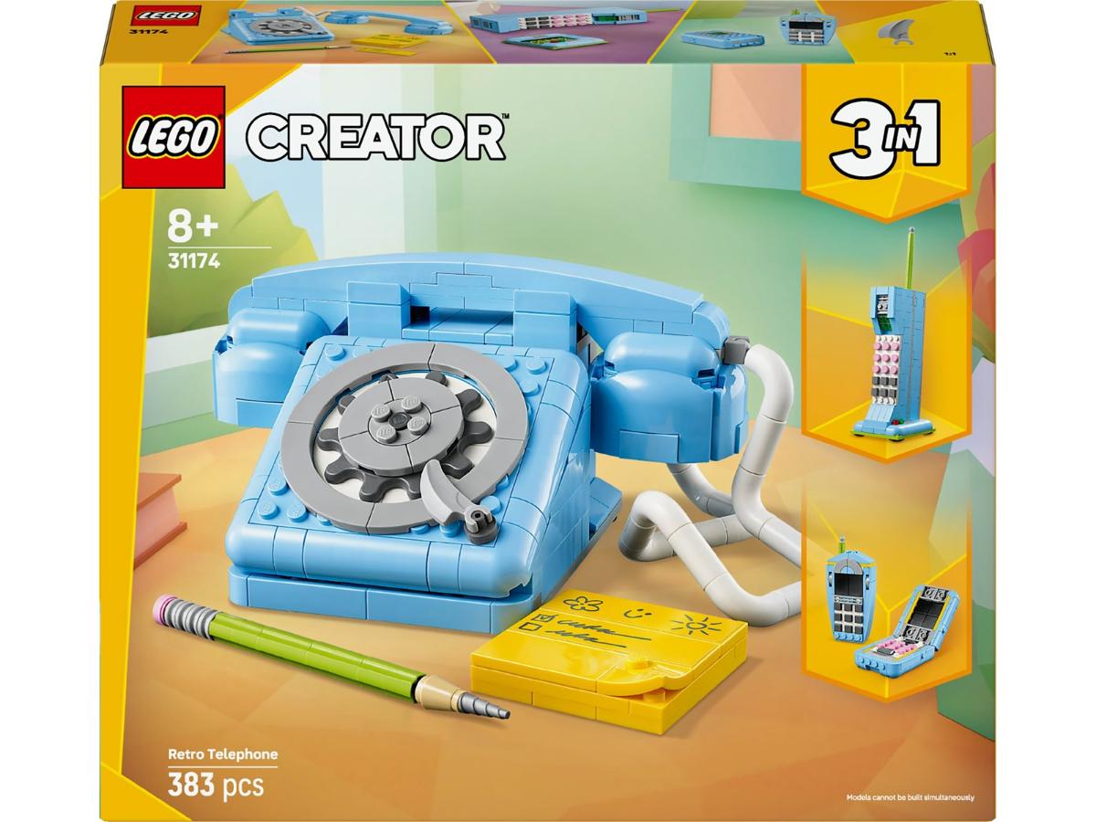 LEGO Creator 31174 Telefon w stylu retro - zabawa z lat 60.