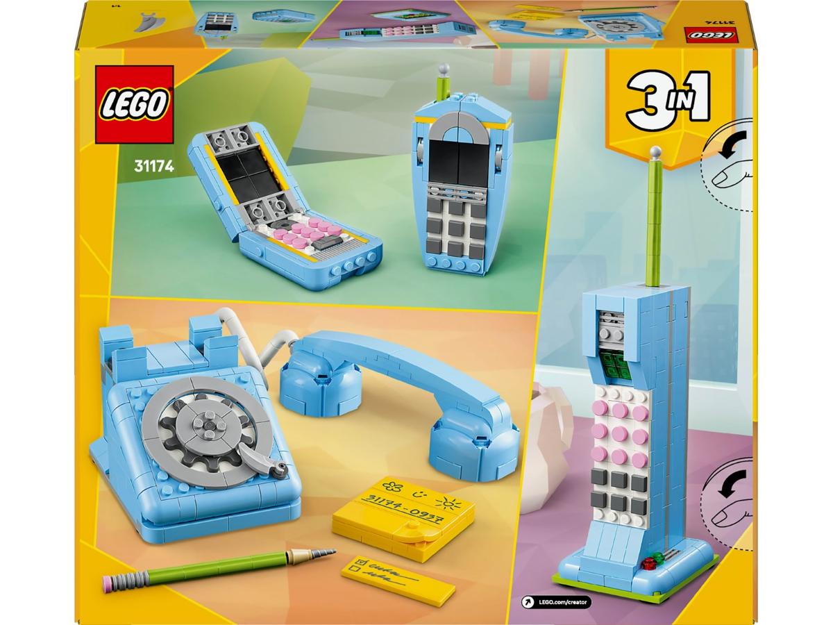 LEGO Creator 31174 Telefon w stylu retro - zabawa z lat 60. - obrazek 2