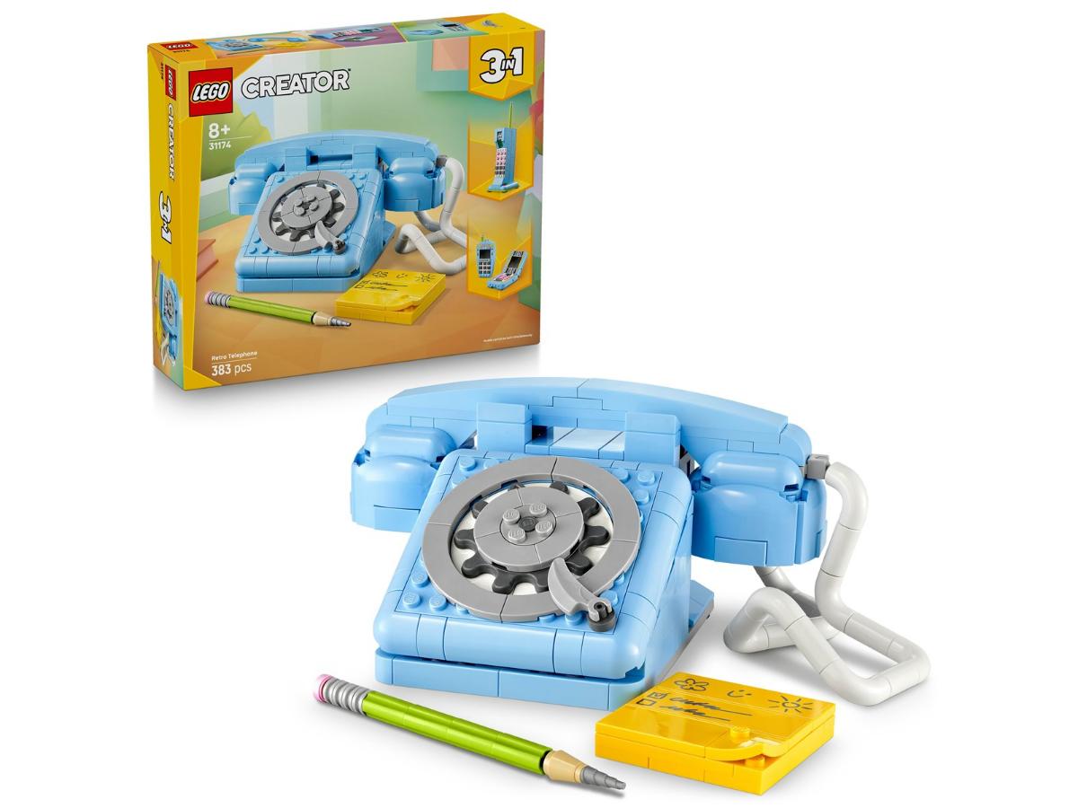 LEGO Creator 31174 Telefon w stylu retro - zabawa z lat 60. - obrazek 4