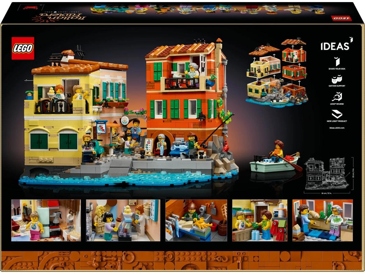 LEGO Ideas 21359 Włoska Riwiera - Kreatywna podróż po Włoszech - obrazek 3
