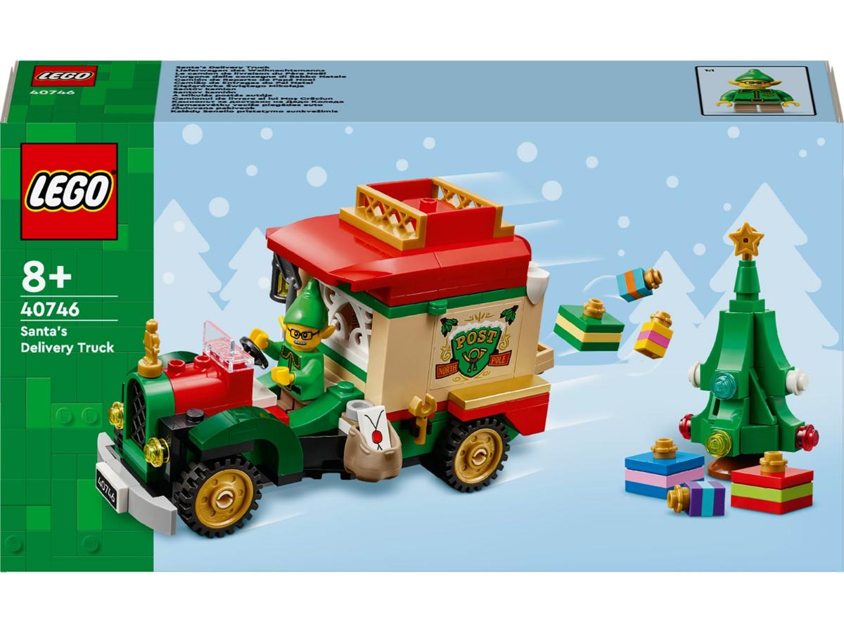 LEGO 40746 Ciężarówka Świętego Mikołaja - Świąteczna zabawa dla dzieci