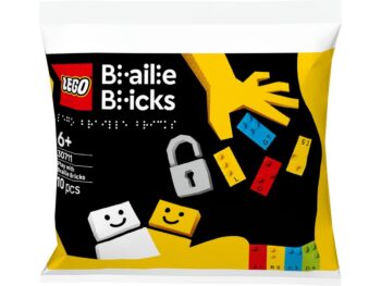 LEGO 30711 Klocki Zabawa z alfabetem Braille’a - Edukacja przez zabawę