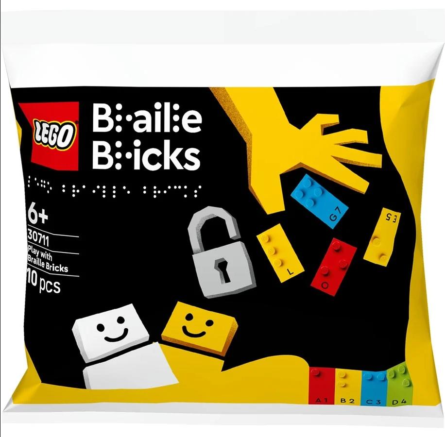 LEGO 30711 Klocki Zabawa z alfabetem Braille’a - Edukacja przez zabawę - obrazek 3