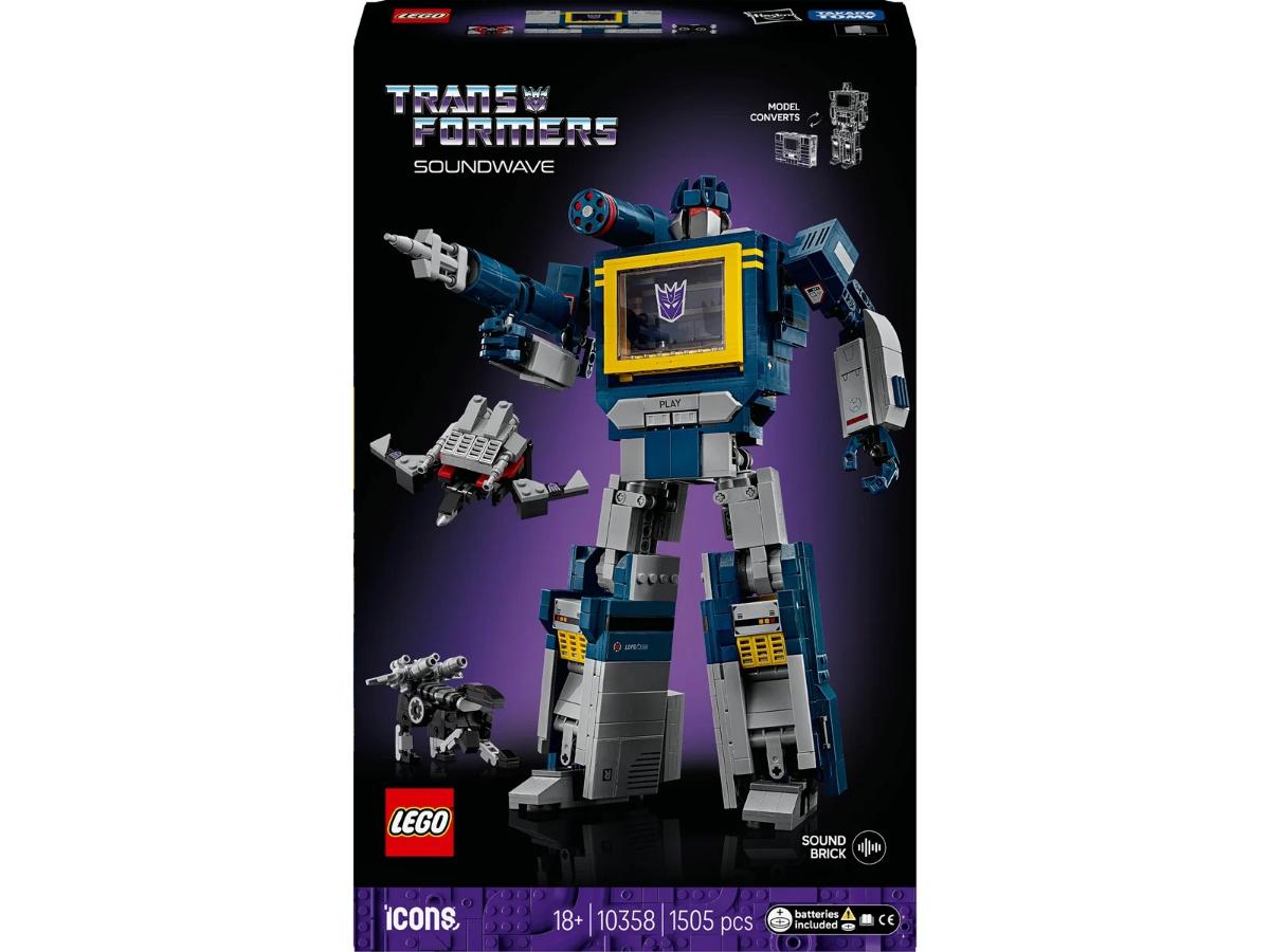 LEGO Transformers Soundwave - Zestaw z efektami dźwiękowymi