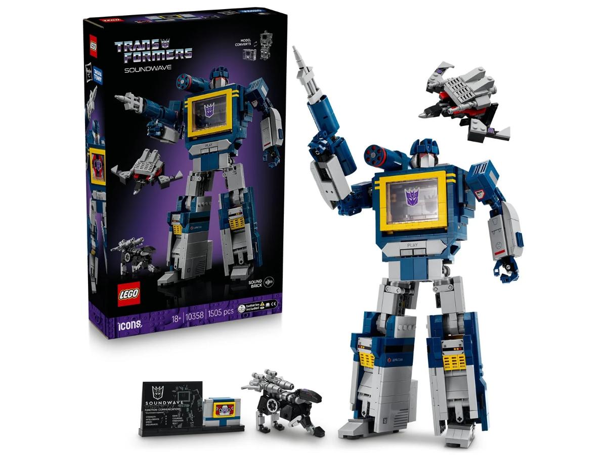 LEGO Transformers Soundwave - Zestaw z efektami dźwiękowymi - obrazek 5