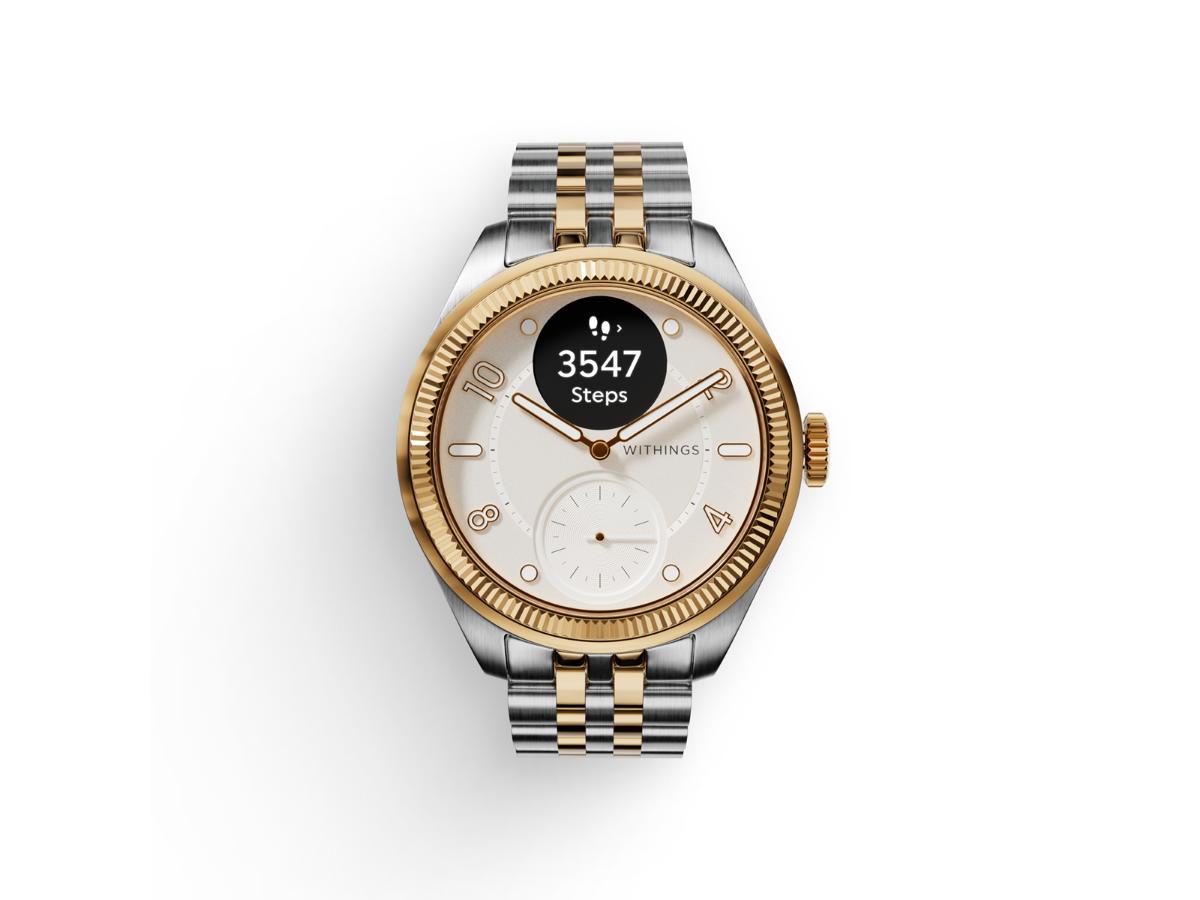 Withings ScanWatch Nova Brilliant Edition - Elegancki hybrydowy zegarek