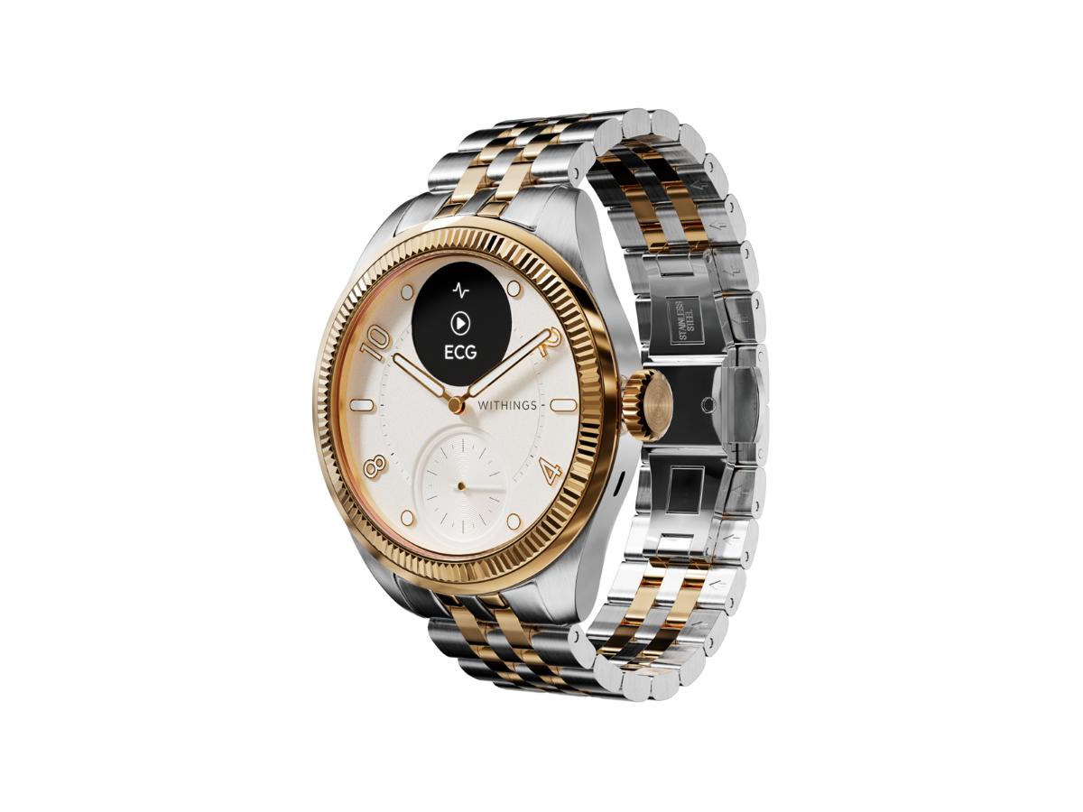 Withings ScanWatch Nova Brilliant Edition - Elegancki hybrydowy zegarek - obrazek 2