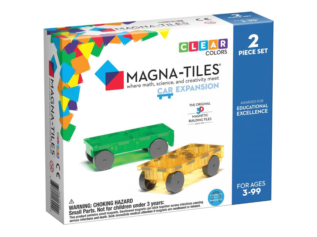 MAGNA-TILES Cars – Zestaw Magnesów do Budowania