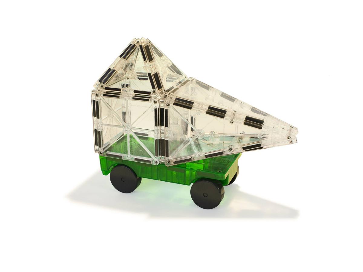 MAGNA-TILES Cars – Zestaw Magnesów do Budowania - obrazek 4