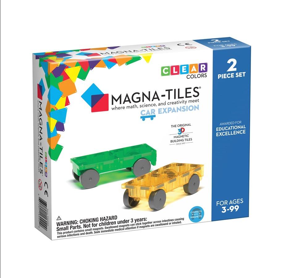MAGNA-TILES Cars – Zestaw Magnesów do Budowania - obrazek 6