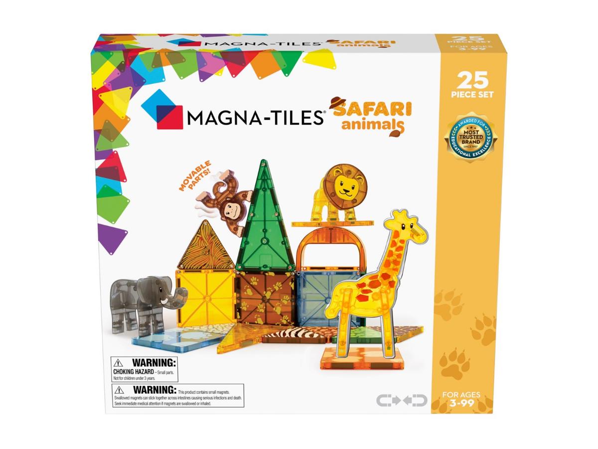 MAGNA-TILES Safari Animals 25 pcs - Kreatywna zabawa dla dzieci