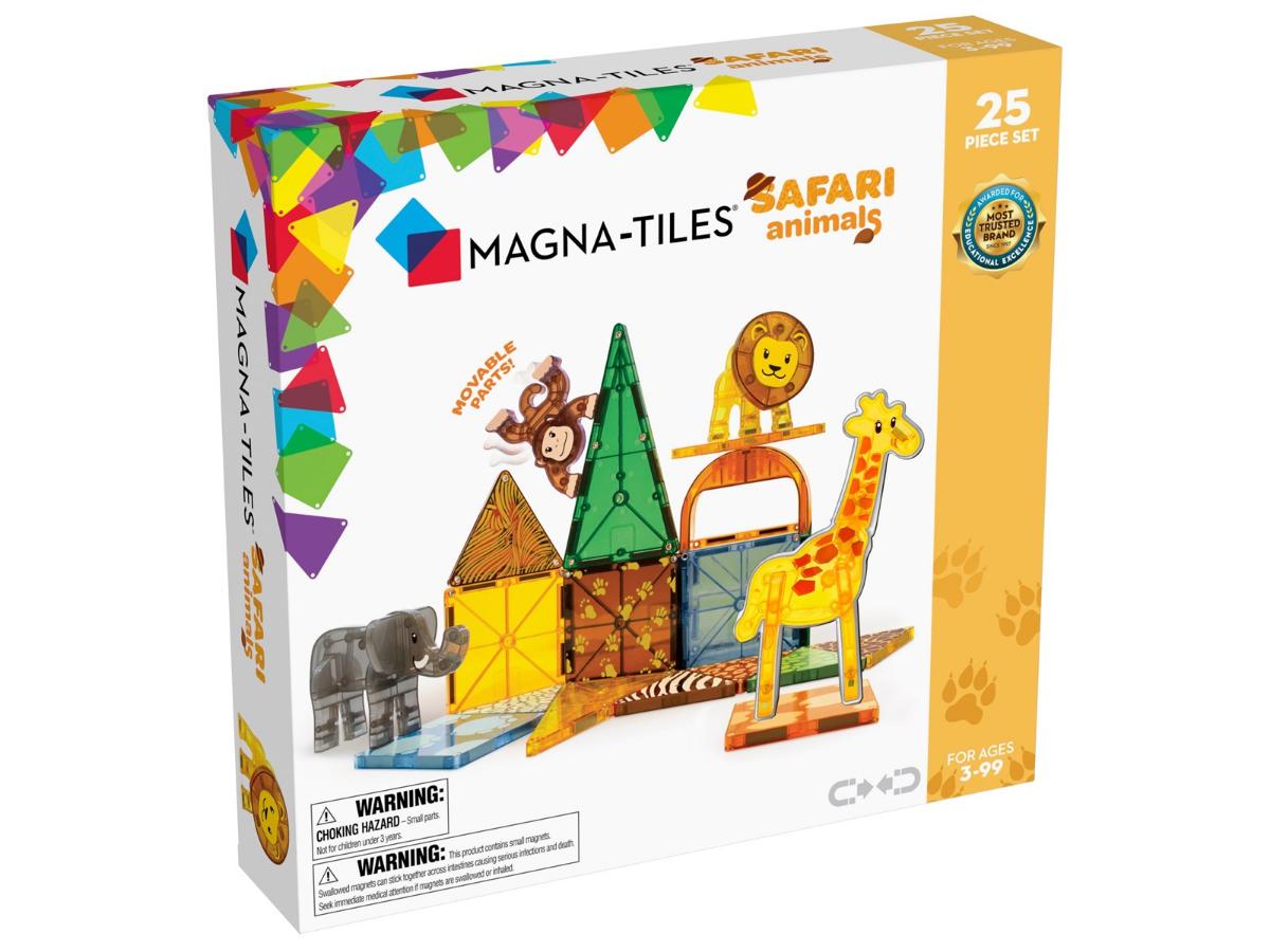 MAGNA-TILES Safari Animals 25 pcs - Kreatywna zabawa dla dzieci - obrazek 4