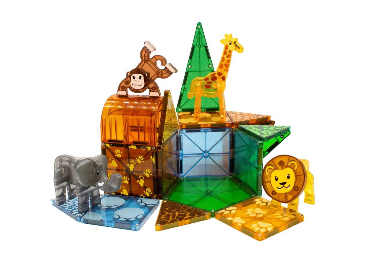 MAGNA-TILES Safari Animals 25 pcs - Kreatywna zabawa dla dzieci - obrazek 6