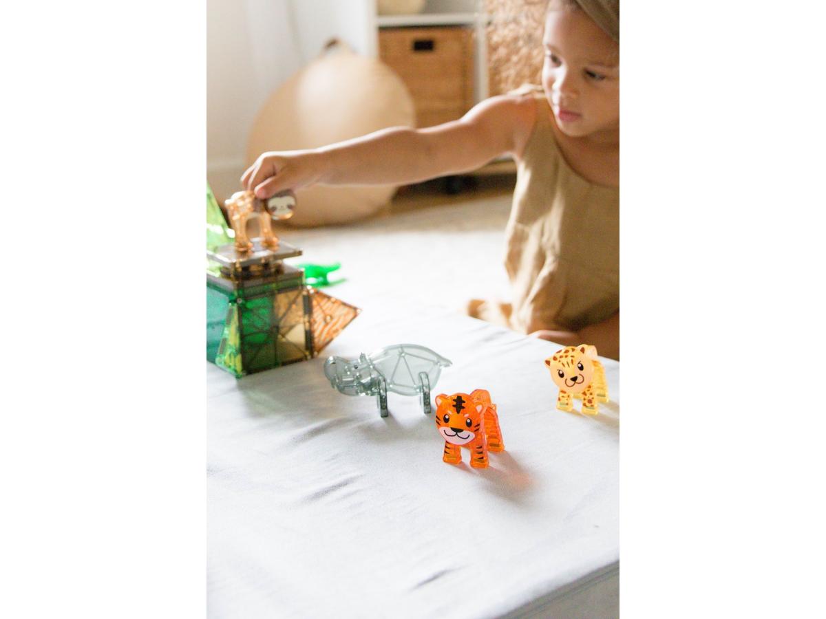 MAGNA-TILES Jungle Animals 25 pcs - Kreatywna zabawa z figurkami - obrazek 3