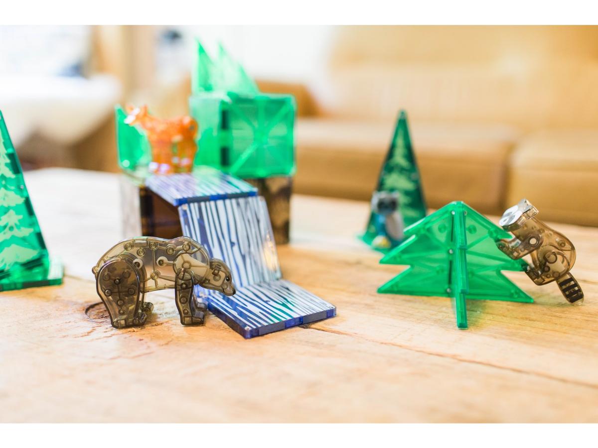 MAGNA-TILES Forest Animals - Zestaw 25 elementów do kreatywnej zabawy - obrazek 2