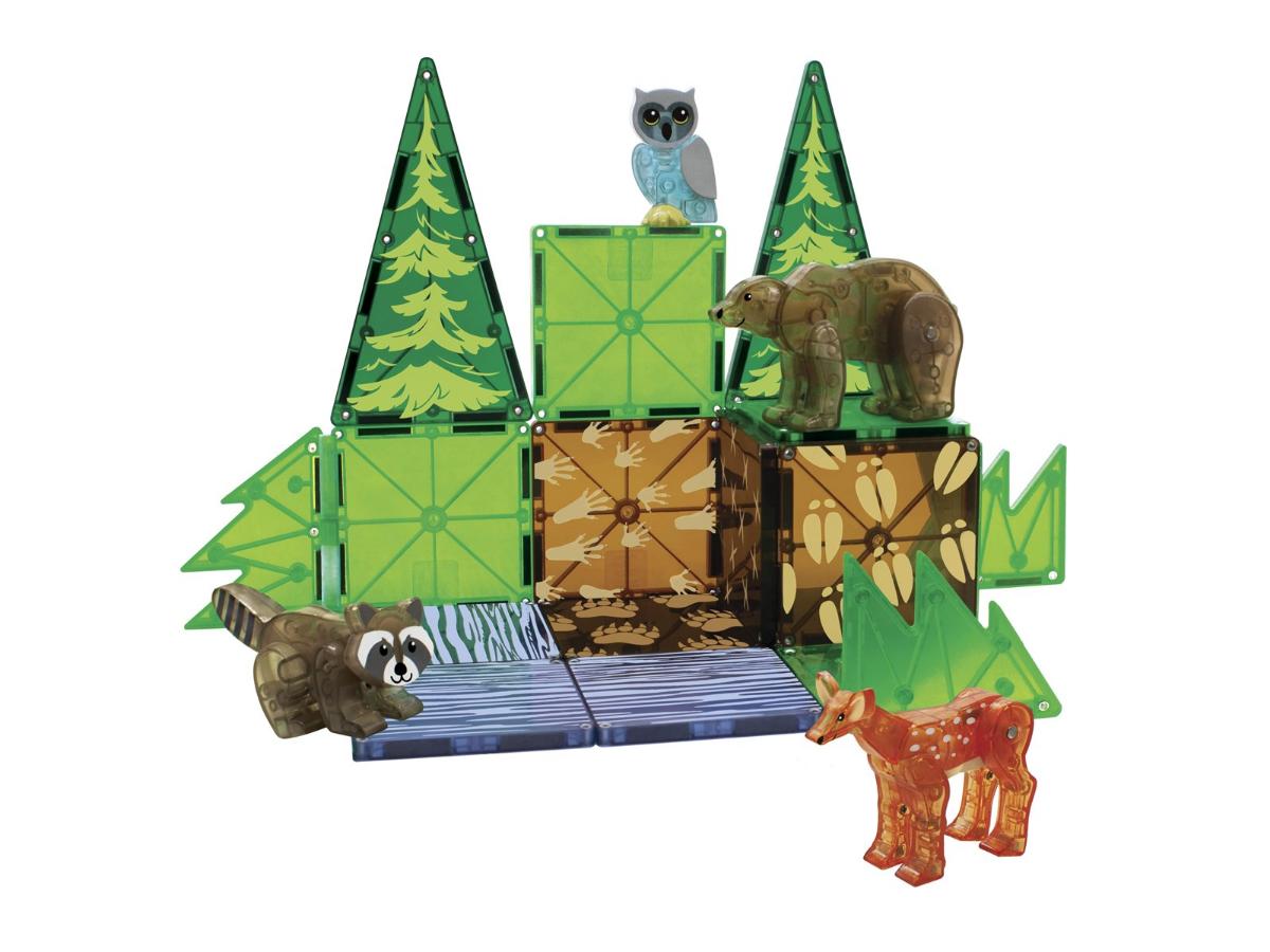 MAGNA-TILES Forest Animals - Zestaw 25 elementów do kreatywnej zabawy - obrazek 5