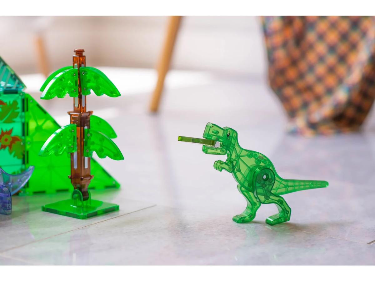 MAGNA-TILES Dino World XL - Kreatywna zabawa z dinozaurami - obrazek 6