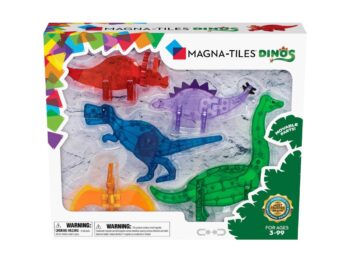 MAGNA-TILES Dinos 5 pcs set - Zestaw dinozaurów z ruchomymi częściami