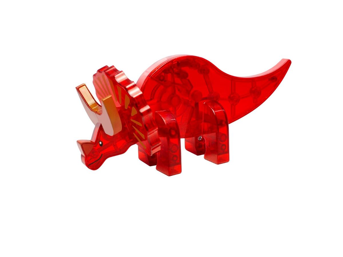 MAGNA-TILES Dinos 5 pcs set - Zestaw dinozaurów z ruchomymi częściami - obrazek 2