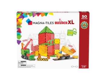 MAGNA-TILES Builder XL 50-Piece - Kreatywne budowanie dla dzieci