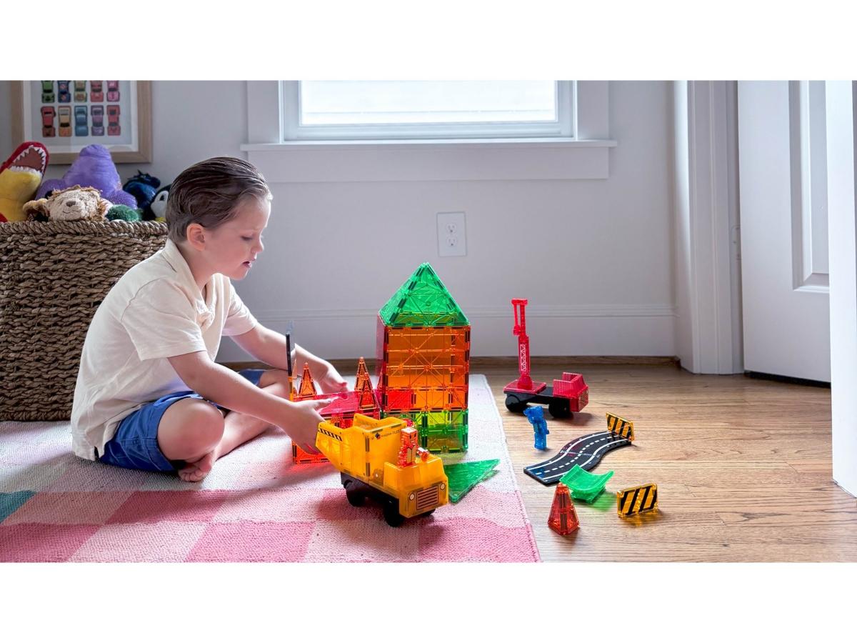 MAGNA-TILES Builder XL 50-Piece - Kreatywne budowanie dla dzieci - obrazek 2