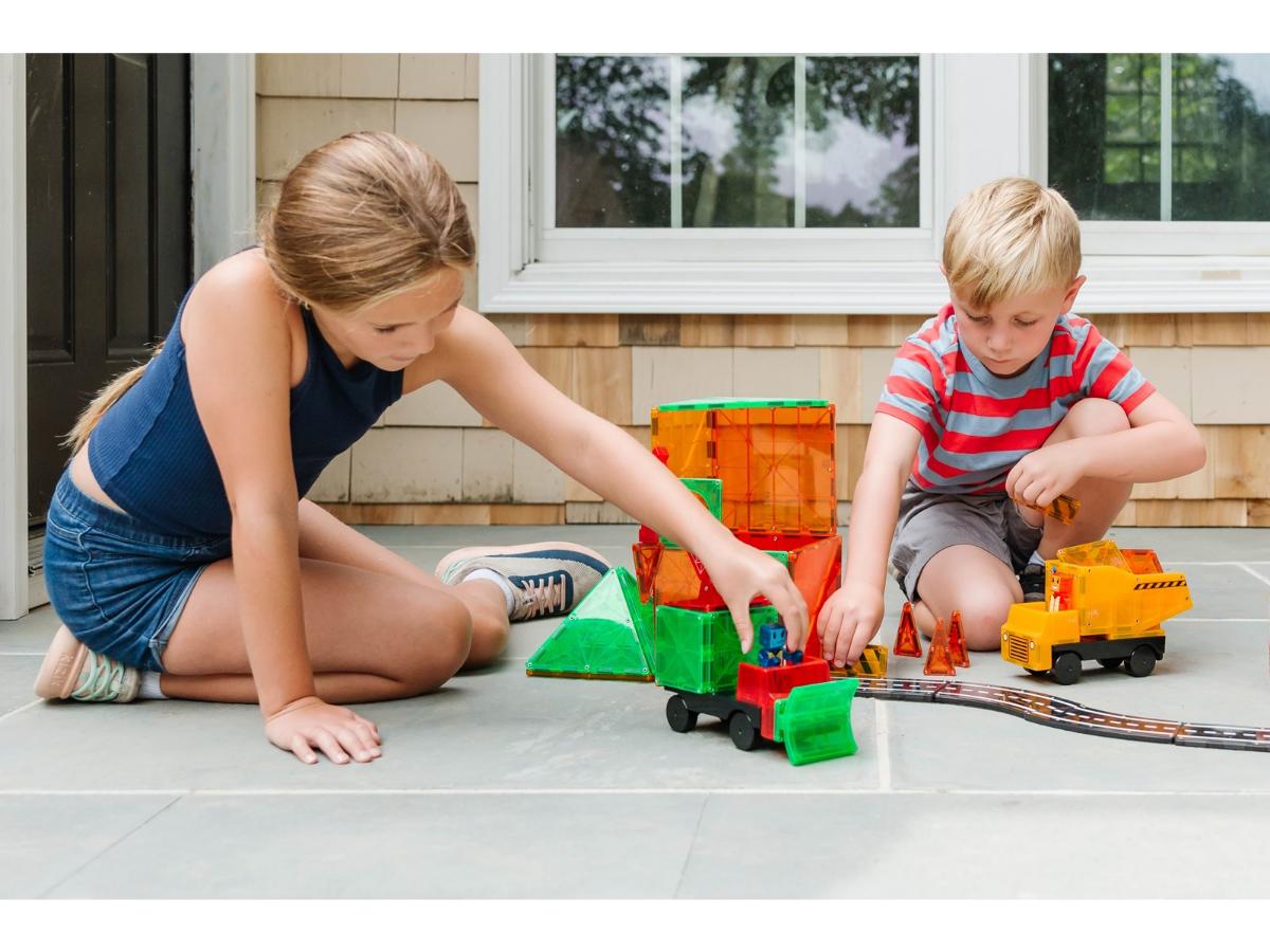 MAGNA-TILES Builder XL 50-Piece - Kreatywne budowanie dla dzieci - obrazek 3