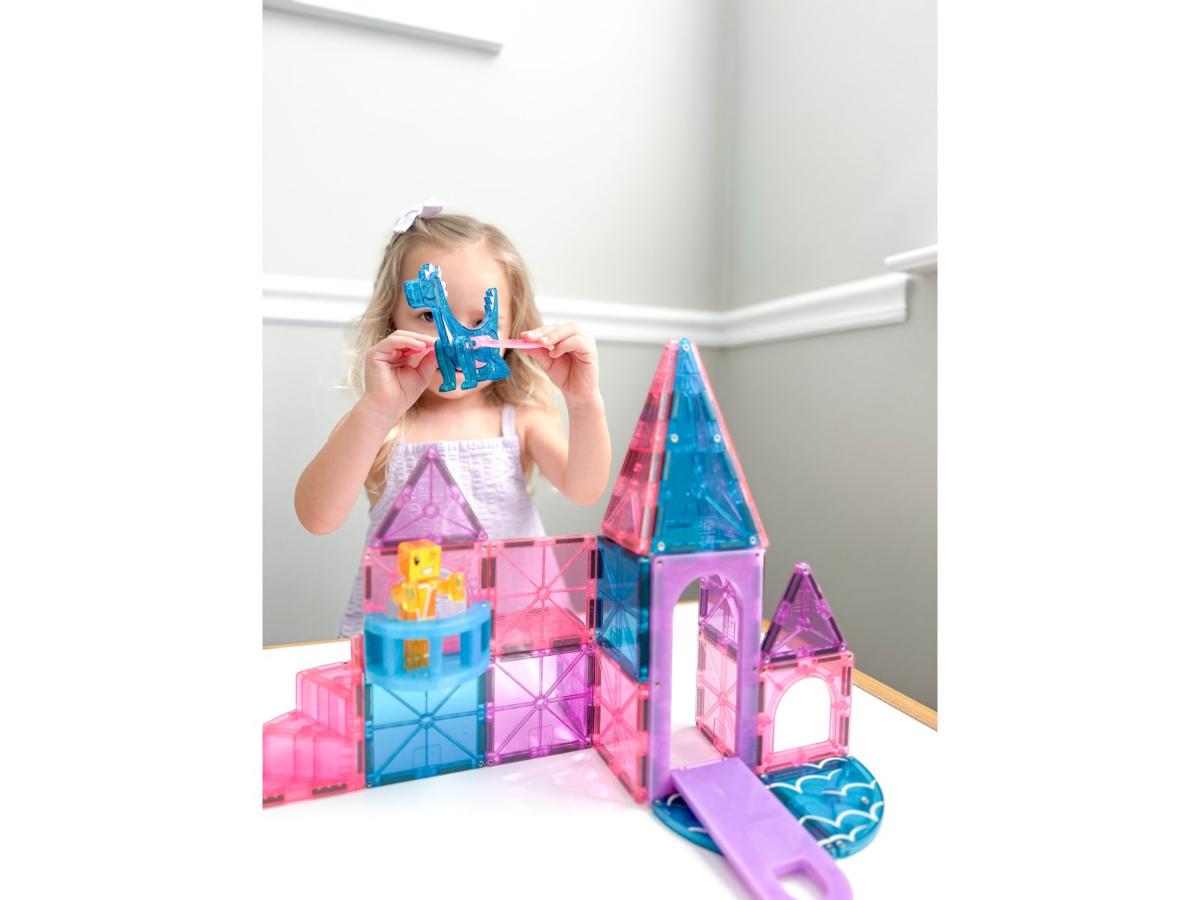 MAGNA-TILES Castle 25-Piece Set - Magiczne konstrukcje dla dzieci - obrazek 2